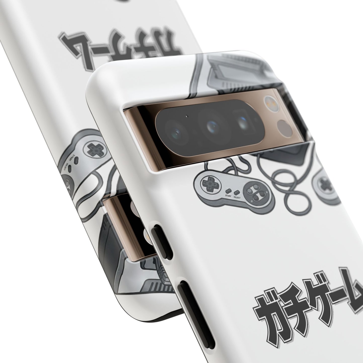 Retro Console Phone Case — Japanese "ガチゲーム" Gamer Design