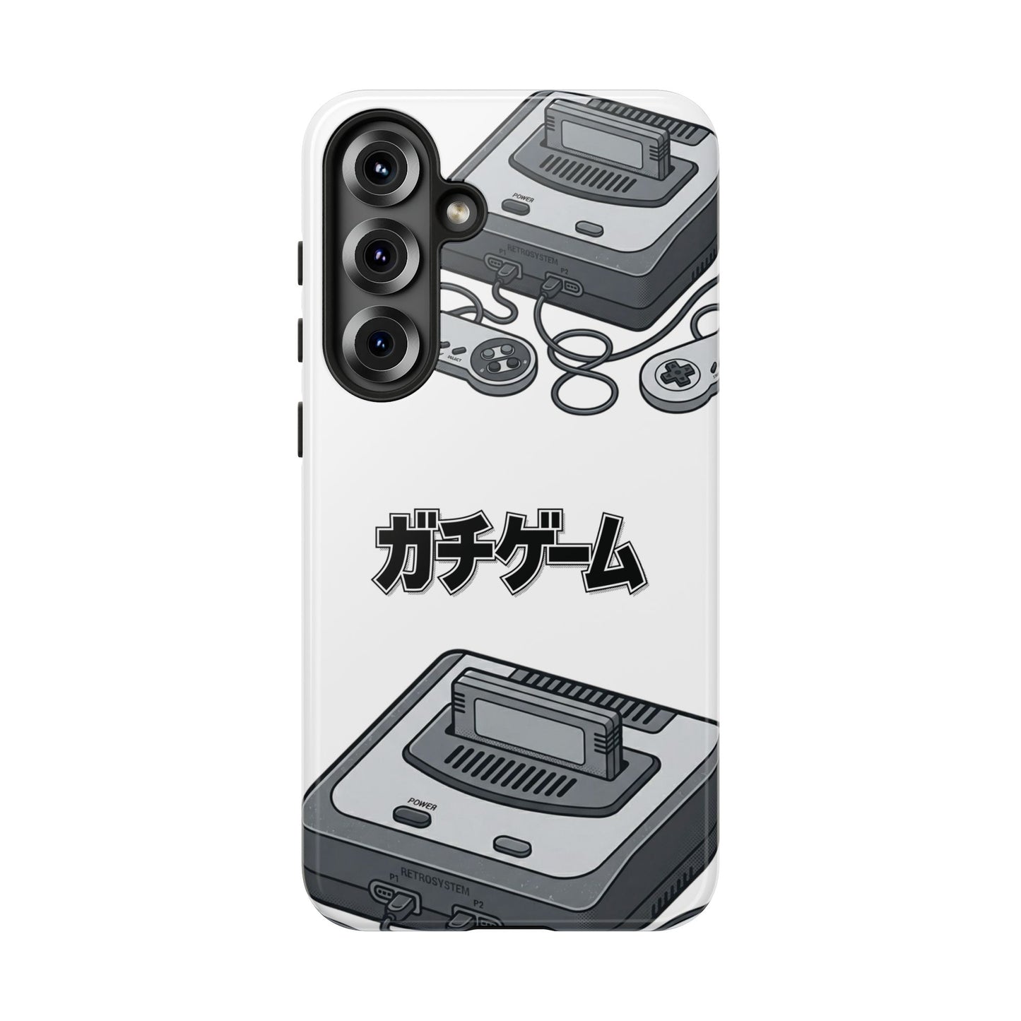Retro Console Phone Case — Japanese "ガチゲーム" Gamer Design