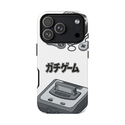 Retro Console Phone Case — Japanese "ガチゲーム" Gamer Design