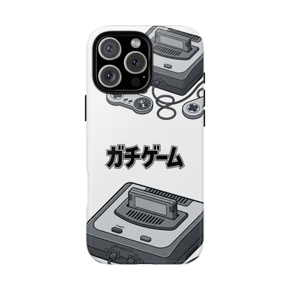 Retro Console Phone Case — Japanese "ガチゲーム" Gamer Design