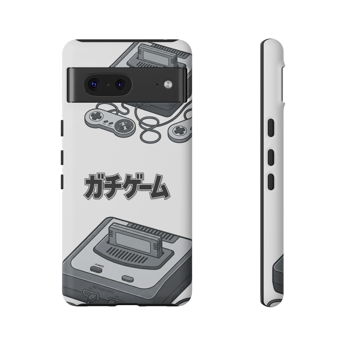 Retro Console Phone Case — Japanese "ガチゲーム" Gamer Design