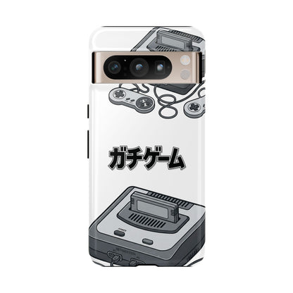 Retro Console Phone Case — Japanese "ガチゲーム" Gamer Design