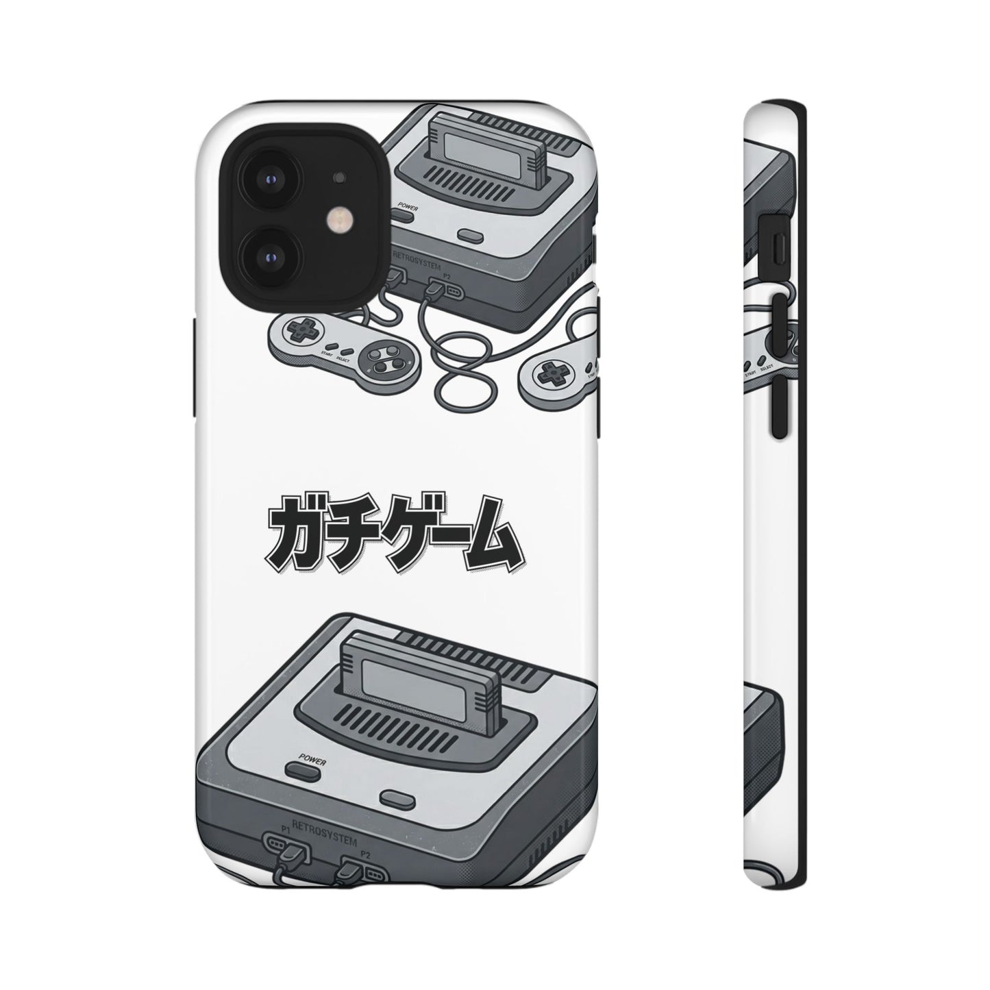 Retro Console Phone Case — Japanese "ガチゲーム" Gamer Design