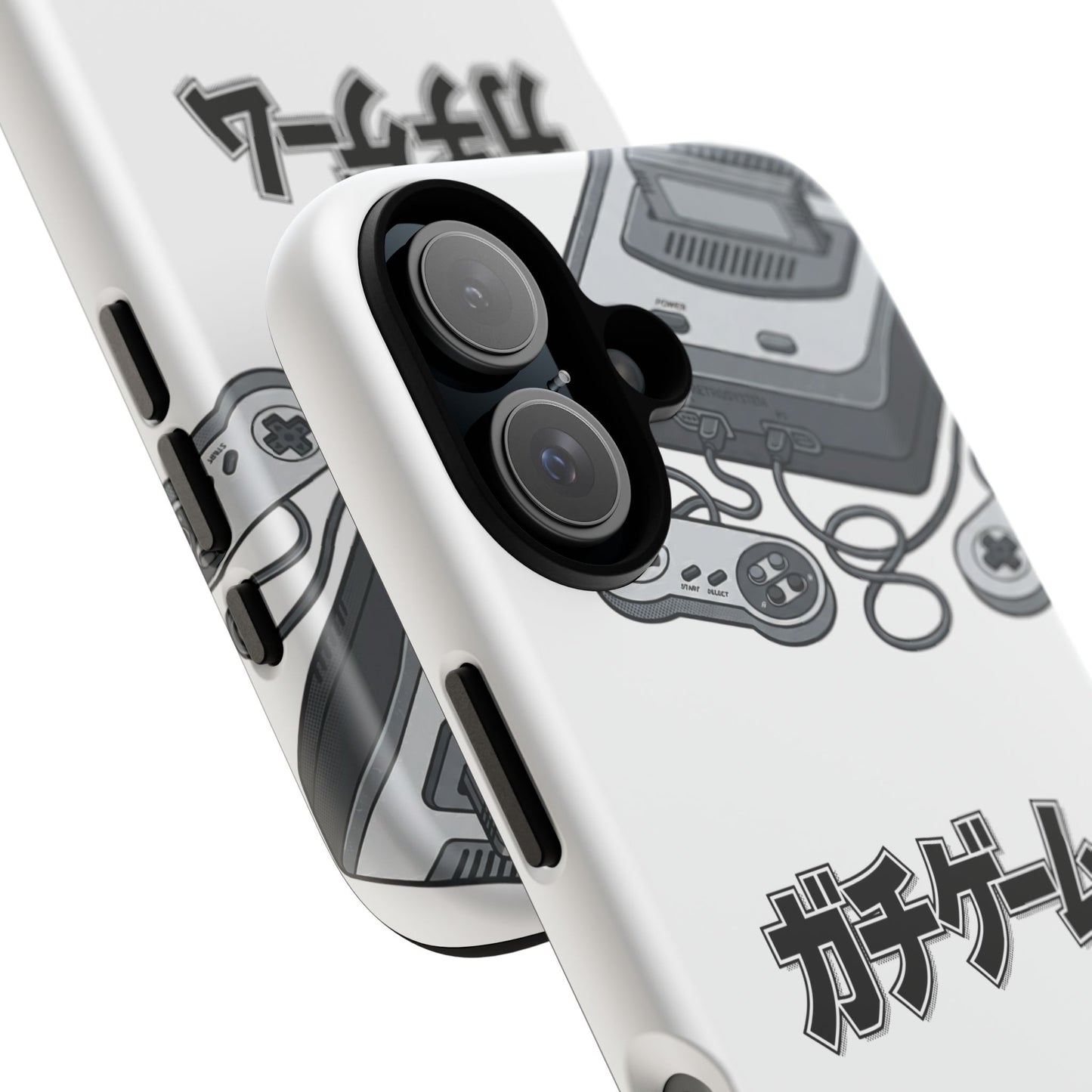 Retro Console Phone Case — Japanese "ガチゲーム" Gamer Design