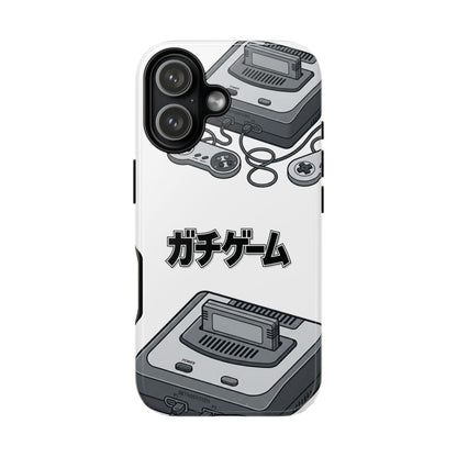 Retro Console Phone Case — Japanese "ガチゲーム" Gamer Design