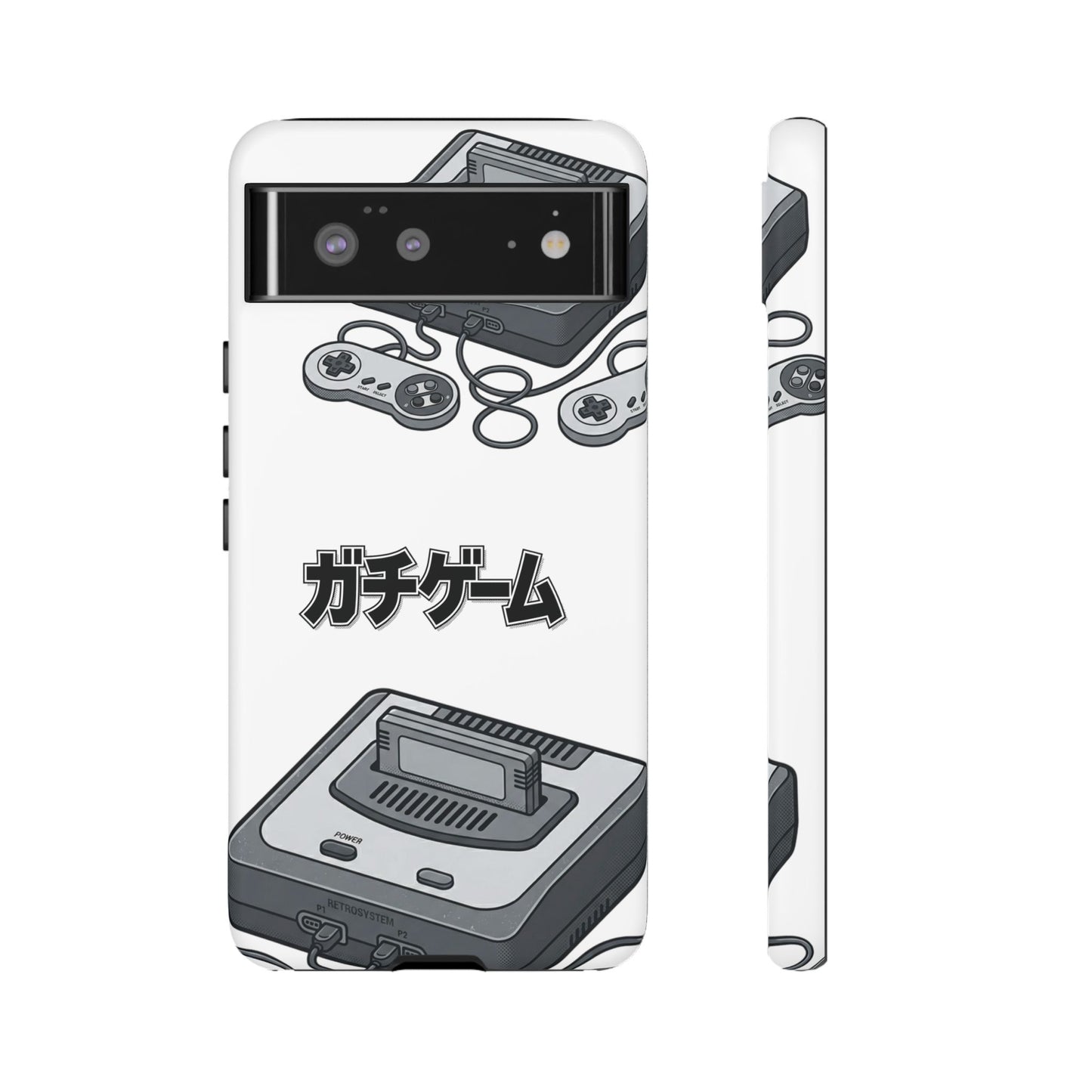 Retro Console Phone Case — Japanese "ガチゲーム" Gamer Design