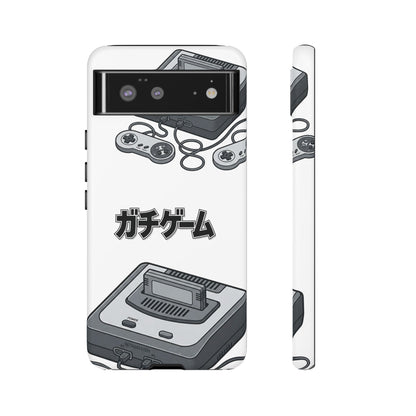 Retro Console Phone Case — Japanese "ガチゲーム" Gamer Design