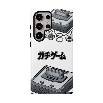 Retro Console Phone Case — Japanese "ガチゲーム" Gamer Design