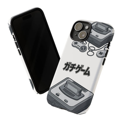 Retro Console Phone Case — Japanese "ガチゲーム" Gamer Design